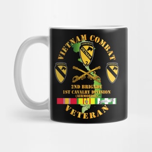 Vietnam Combat Cavalry Veteran w  2nd Brigade - 1st Cav Div Mug